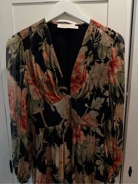 zimmermann harmony silk peony asymmetrical dress Zimmermann Harmony Asymmetrical Dress